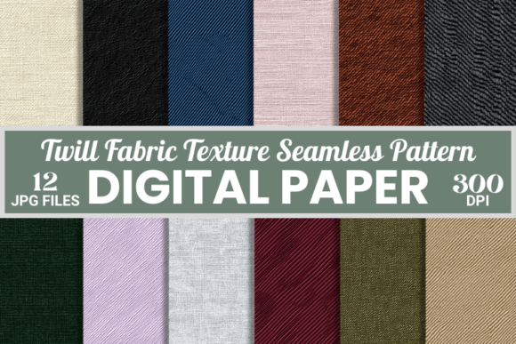 Download Twill Fabric Texture Seamless Pattern - Twill Collection
