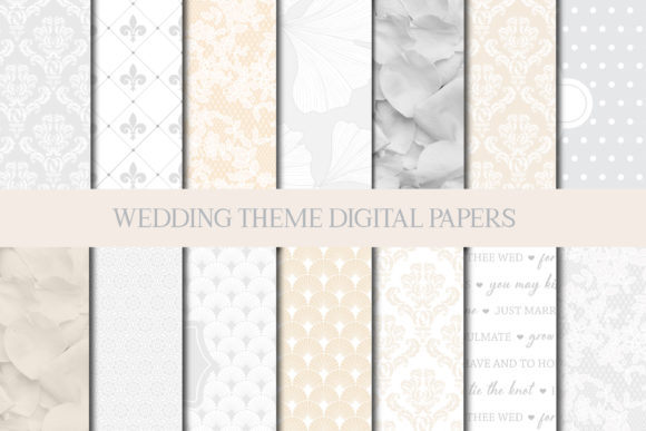 Download Elegant Wedding Scrapbook Paper - Wedding scrapbook Collection