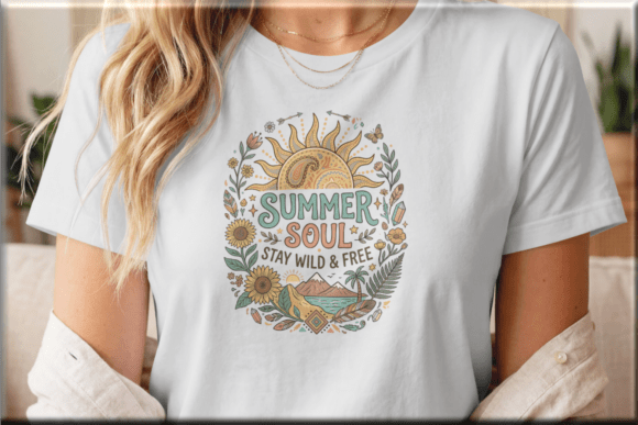 Download Summer Soul SVG &amp; PNG Retro Boho Design - Retro Collection