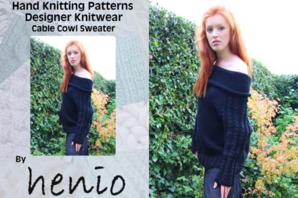 Download Cable Cowl Sweater - Sweater Collection
