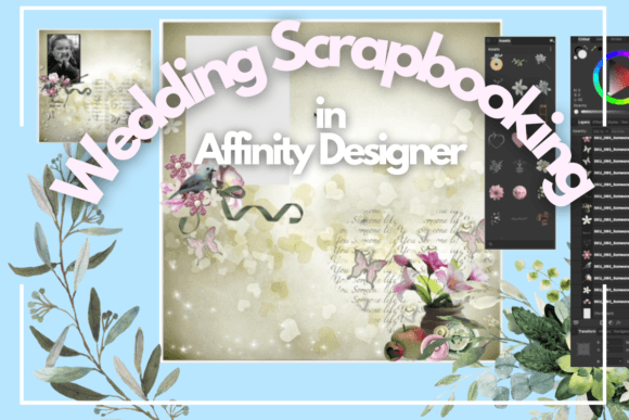 Download Wedding Scrapbooking in Affinity Designer - Wedding scrapbook Collection